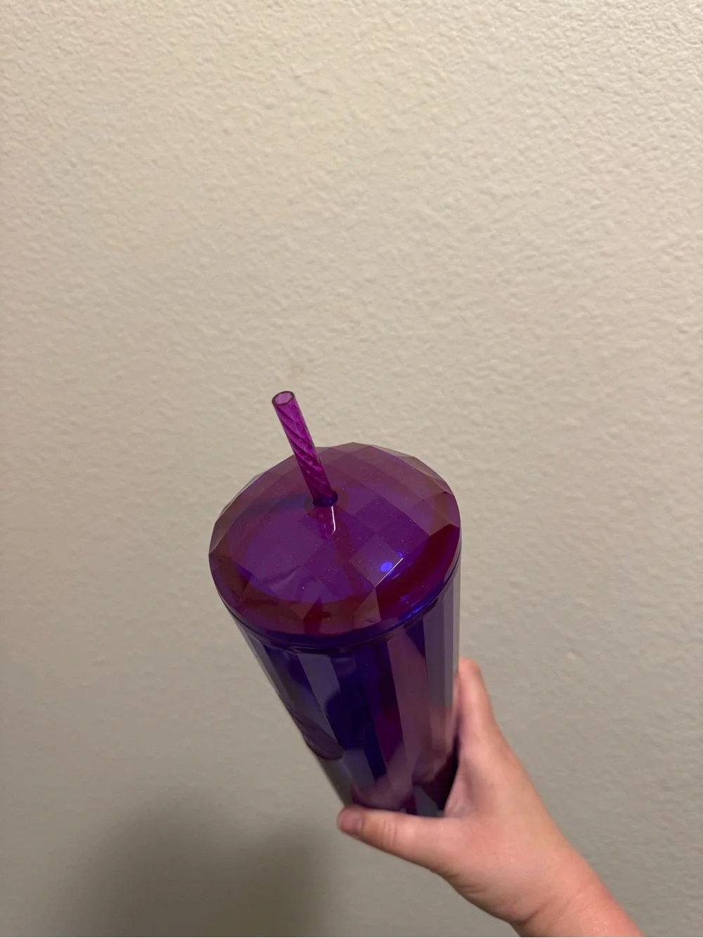 Starbucks Purple Tall Reusable Cold Cup with Straw